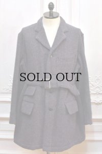 Taiga Takahashi　" BELTED ENGINEER COAT "　col.Navy