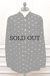 RIER　" WALKER JACKET "　col.Black Flowers Felted