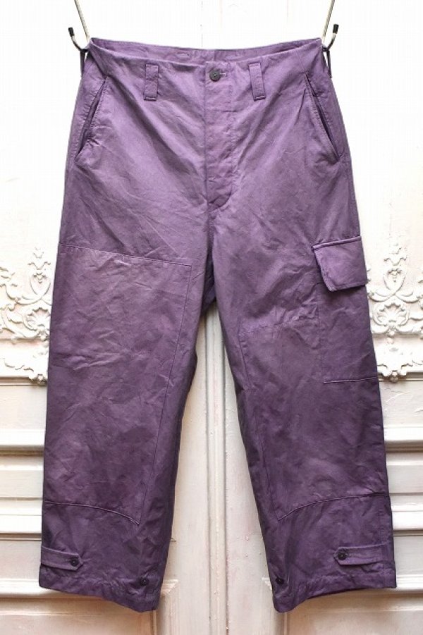 画像1: amachi.　" Double Knee Cargo Pants - Heavy Weight "　col.Purple