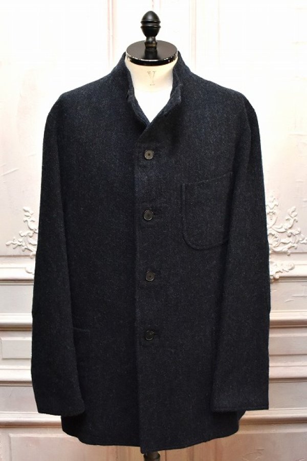 画像1: A.PRESSE　" Tweed Hunting Jacket "　col.Navy