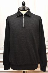  FilMelange　" WAYNE - WOOL MOSS STITCH KNITTING "　col.Chacoal