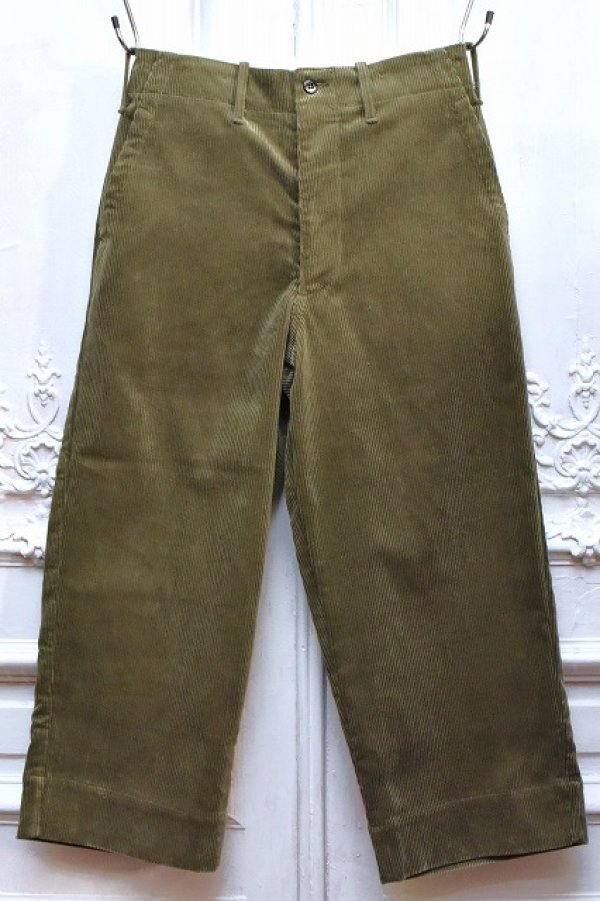 画像1: TUKI　" wide trousers "　col.khaki(03)