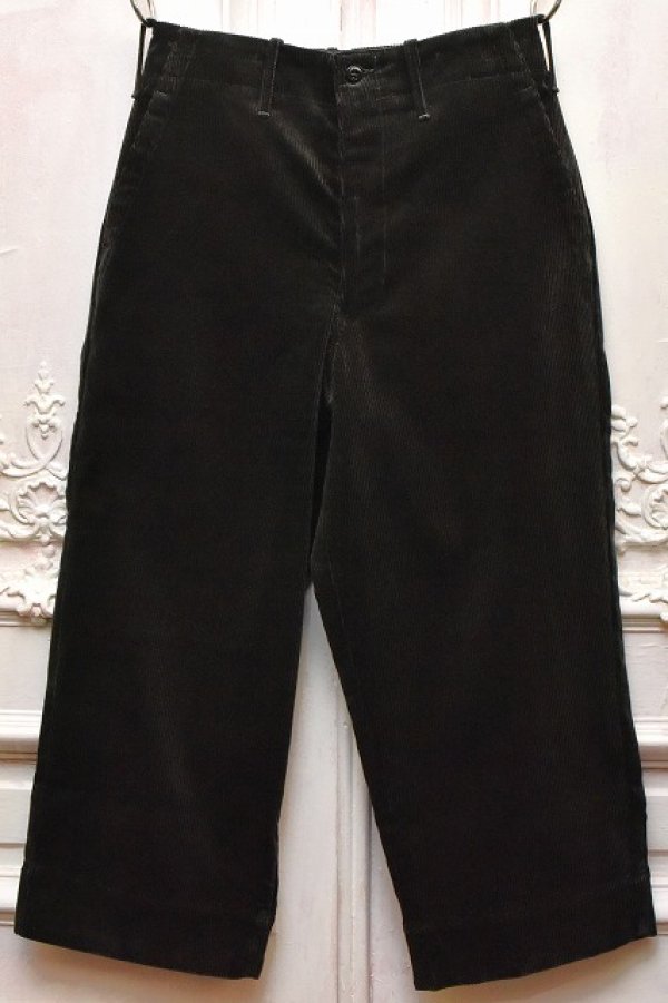 画像1: TUKI　" wide trousers "　col.olive drab(04)