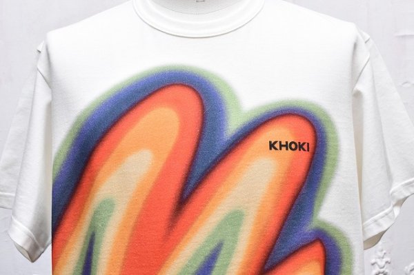 画像2: KHOKI　" Printed T-Shirt "　col.White