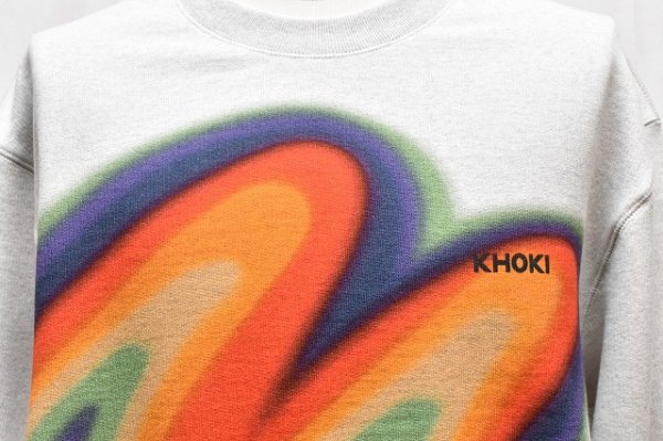 画像2: KHOKI　" Printed Sweat Shirt "　col.Oatmeal