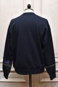 画像4: KHOKI　" Cross-stitch Sweat Shirt "　col.Navy (4)