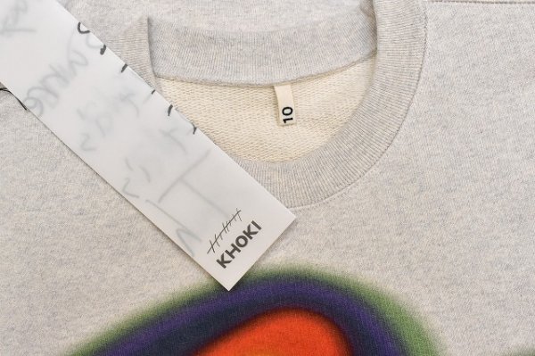 画像5: KHOKI　" Printed Sweat Shirt "　col.Oatmeal