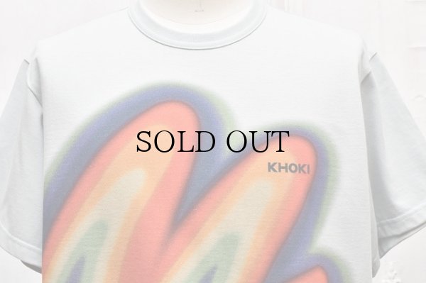 画像2: KHOKI　" Printed T-Shirt "　col.Blue