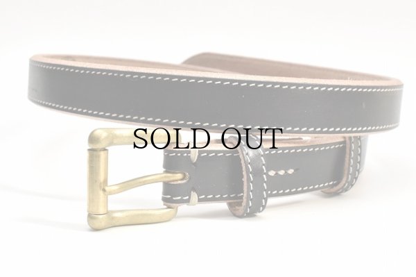 画像2: NICENESS　" BLADE  - NN Saddle Leather Belt "　col.Black