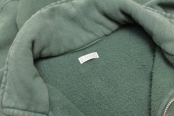 画像5: A.PRESSE　" Vintage Half Zip Sweatshirt "　col.Green