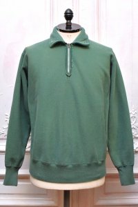 A.PRESSE　" Vintage Half Zip Sweatshirt "　col.Green