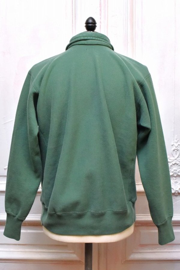 画像4: A.PRESSE　" Vintage Half Zip Sweatshirt "　col.Green