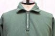 画像2: A.PRESSE　" Vintage Half Zip Sweatshirt "　col.Green (2)