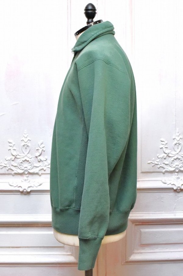 画像3: A.PRESSE　" Vintage Half Zip Sweatshirt "　col.Green