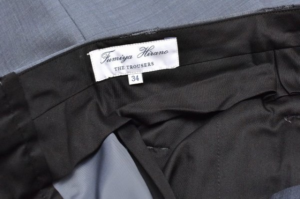 画像6: Fumiya Hirano THE TROUSERS　" Davis - TAYLOR&LODGE 663/54774/P32 "　col.Blue Grey