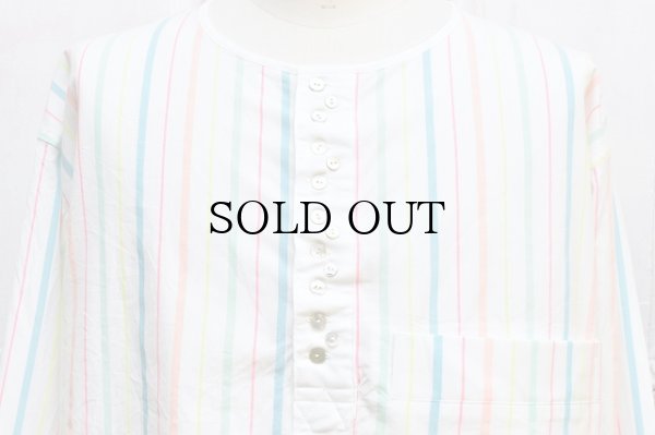 画像2: NICENESS　" D.D.Smith - Henley neck T-shirt "　col.Multi