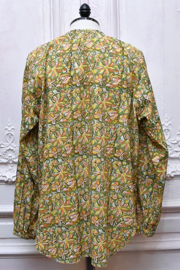 画像4: NICENESS　" ASHA.C - Floral Print Peasant Shirt "　col.Yellow