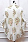 画像4: NICENESS　" ASHA.C - Floral Print Peasant Shirt "　col.White (4)