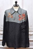 画像1: NICENESS　" MAJAW - Wild Silk Souvenir Shirt "　col.Black (1)