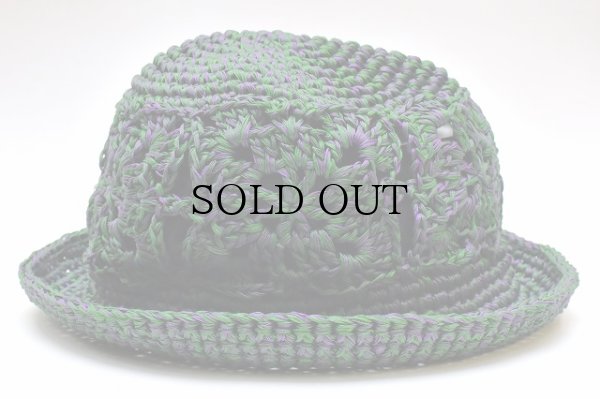 画像1: Nine Tailor　" Pentzia Hat "　col.Green x Purple