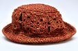 画像1: Nine Tailor　" Pentzia Hat "　col.Red x Orange (1)