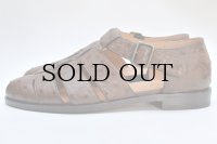 F.lli Giacometti　" Gurkha sandals - Ostrich "　col.Tabaco