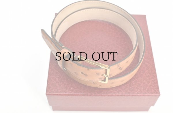 画像6: Le Yucca's　" Y08/26 - OSTRITCH BELT "　col.Cognac