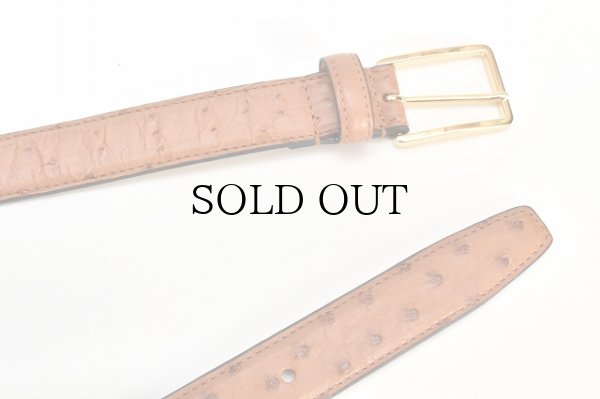 画像3: Le Yucca's　" Y08/26 - OSTRITCH BELT "　col.Cognac