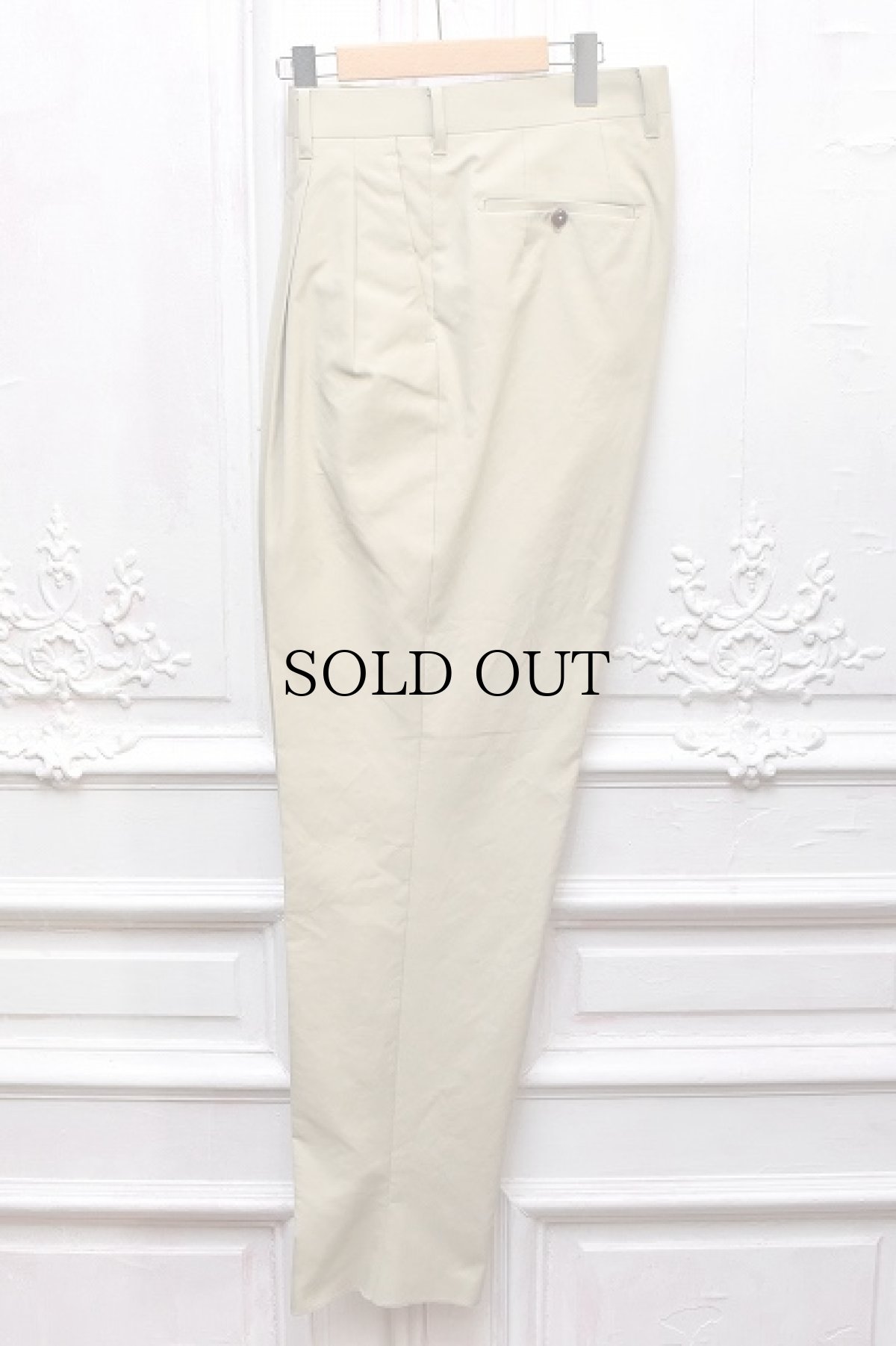 MAATEE＆SONS Ore Chino Cotton , Kimi Beige – Navyblue