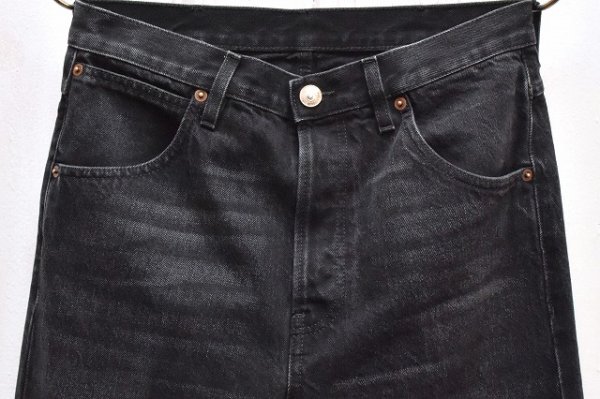 画像2: HUSBANDS　" Flared High Waisted Jeans in Denim  "　col.Washed Black