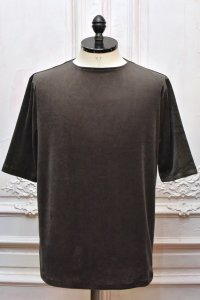 MAATEE＆SONS　" SUVIN VELOUR BOAT TEE "　col.C.Grey