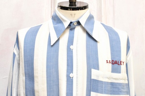 画像2: S.S Daley　" Denton - Long Sleeve Shirt "　col.Blue/White