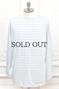 MAATEE＆SONS　" SILK BOAT LONG SLEEVE "　col.Grey Blue