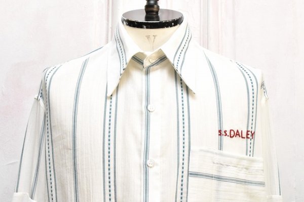 画像2: S.S Daley　" Jupp - Long Sleeve Shirt "　col.Blue/White