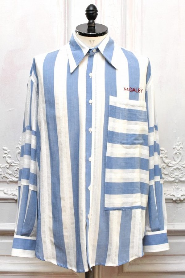 画像1: S.S Daley　" Denton - Long Sleeve Shirt "　col.Blue/White