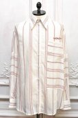 画像1: S.S Daley　" Jupp - Long Sleeve Shirt "　col.Burgundy/White (1)