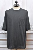 画像1: MAATEE＆SONS　" Pocket Tee - Washable silk "　col.Cgrey (1)