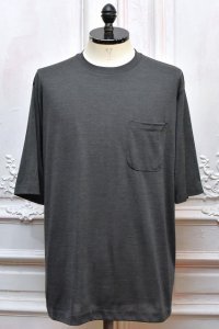 MAATEE＆SONS　" Pocket Tee - Washable silk "　col.Cgrey