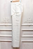 画像6: HUSBANDS　" High Waisted Trousers - Wide Leg "　col.White