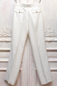 画像3: HUSBANDS　" High Waisted Trousers - Wide Leg "　col.White