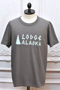 TACOMA FUJI RECORDS　" Lodge ALASKA LOGO - by Matt Leines "　col.Charcoal