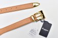 画像2: ANDERSON’S　" Leather Western Belt "　col.Beige / Gold (2)