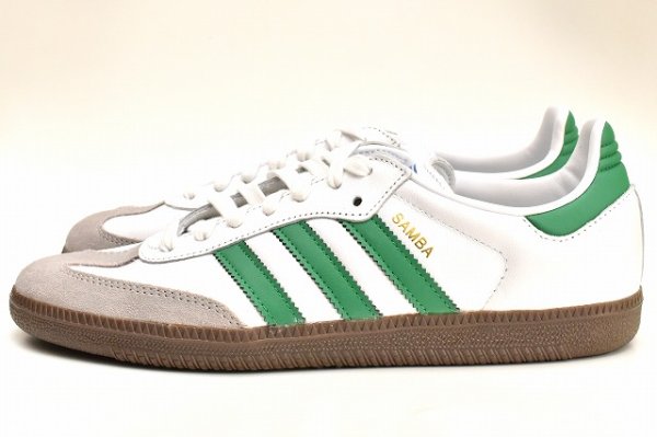 画像1: adidas　" SAMBA OG "　col.White/Green