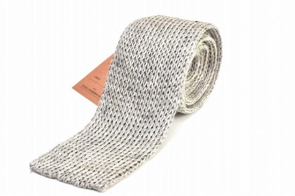 画像1: m's braque　" Knit Tie - Vintage "　col.Gray