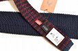 画像3: m's braque　" Knit Tie - Vintage "　col.Navy Burgundy (3)