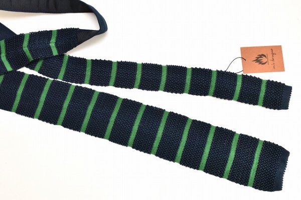 画像2: m's braque　" Knit Tie - Vintage "　col.Navy Green