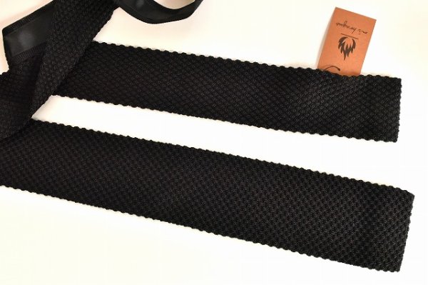 画像2: m's braque　" Knit Tie - Vintage "　col.Black