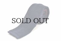 m's braque　" Knit Tie - Vintage "　col.Navy Burgundy