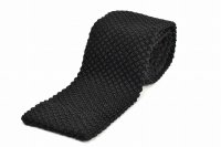 m's braque　" Knit Tie - Vintage "　col.Black