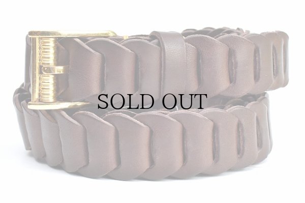画像2: il micio　" BOHO BELT - vintage french buckle"　col.T MORO / NERO